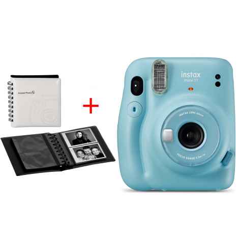 Fujifilm Instax Mini album fotografico e portalistino Grigio, Bianc