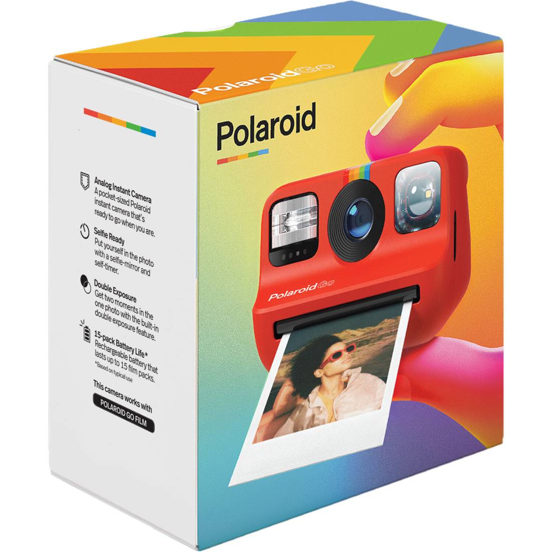 Polaroid GO Instant Film Camera (Red)