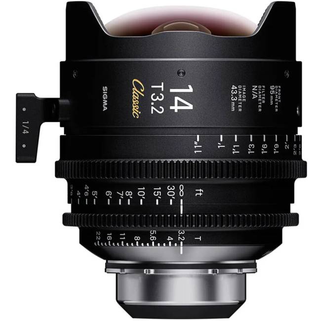 Sigma demo lens 14mm T3,2 FF "M" Cine Classic