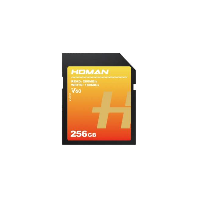 HOMAN 256 GB SD UHS-II V60 Scheda di memoria   – R280MB/s W180MB/s