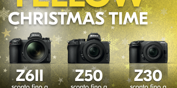 Nikon YELLOW CHRISTMAS TIME | SCONTO IN CASSA | dal 29 Novembre al 21 Dicembre